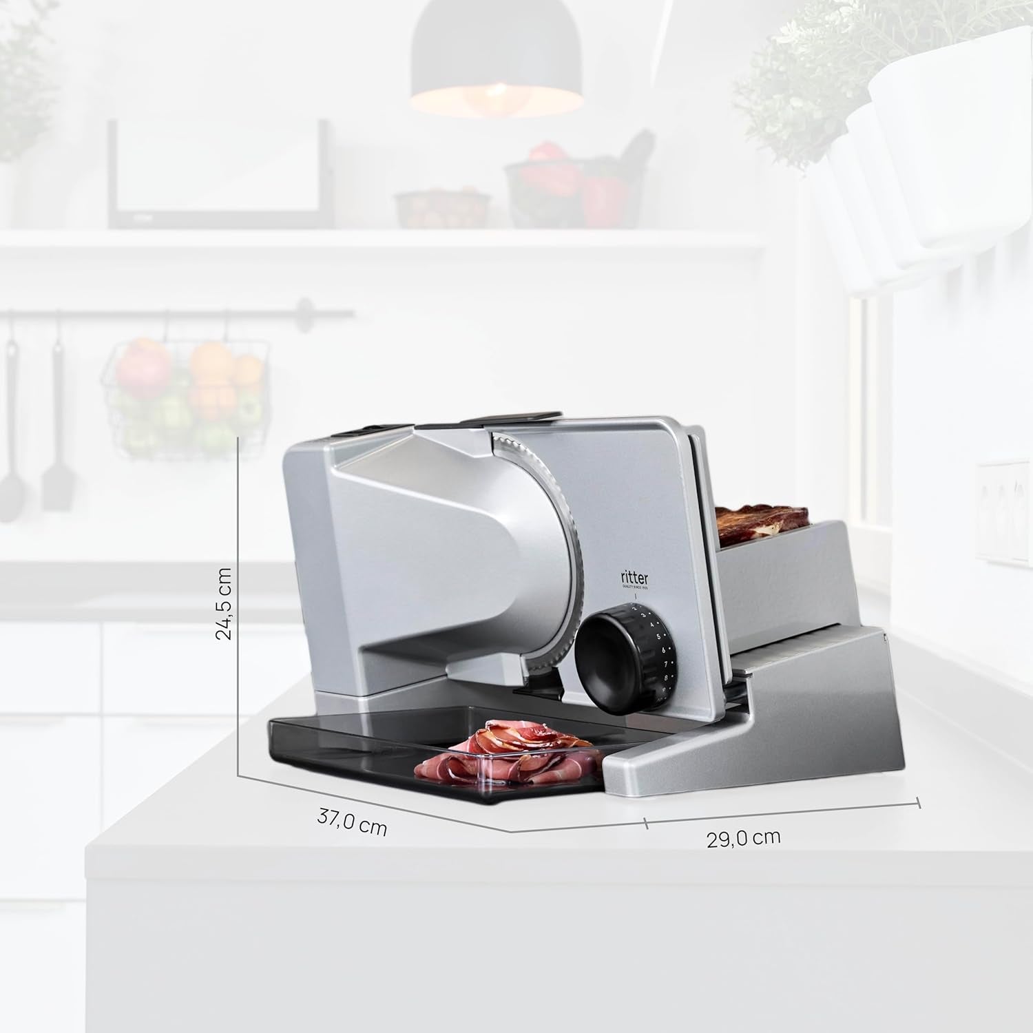 Ritter Serano 7 Duo plus Multifunktions-Elektroschneider Rasnite und Allesschneider Naty Shop