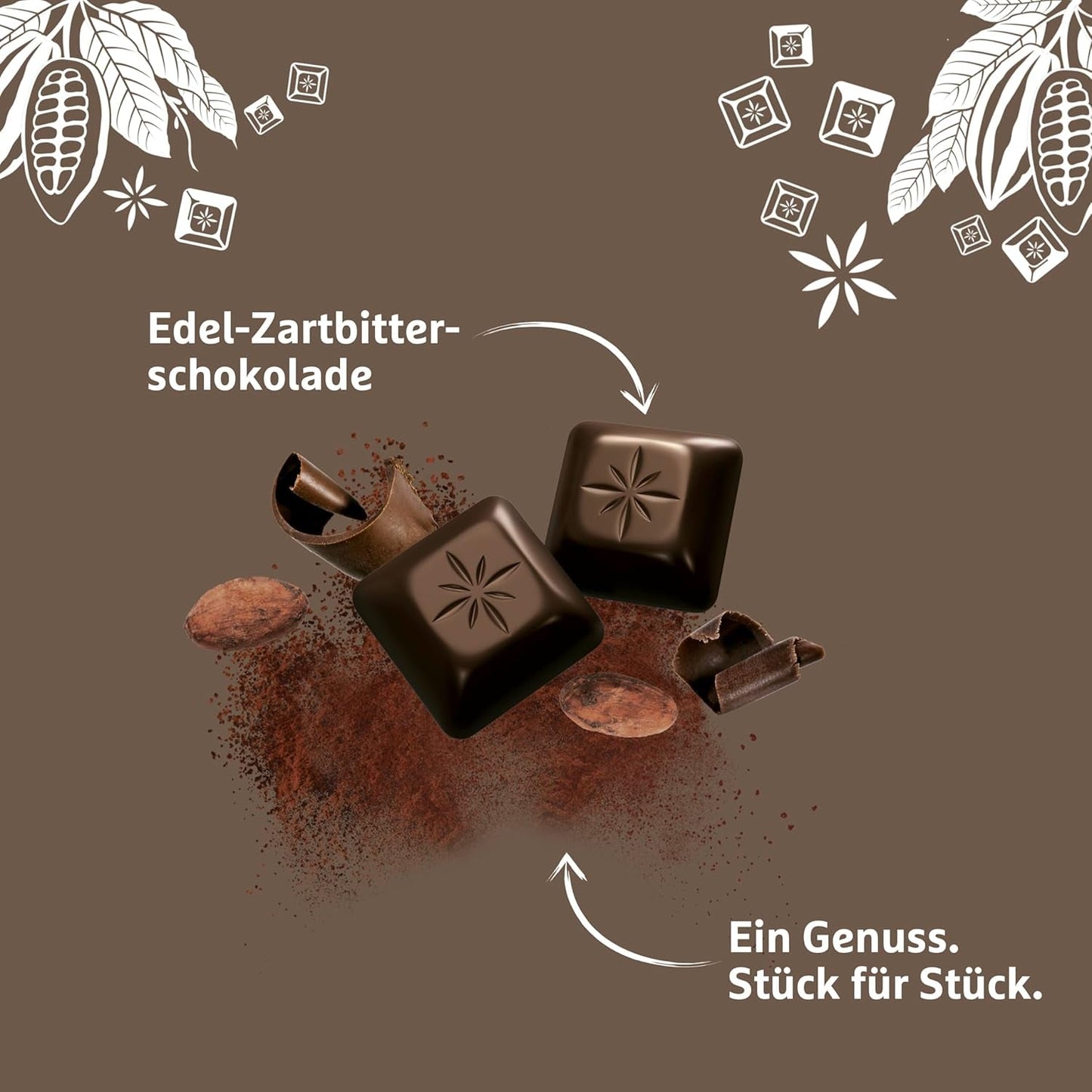 Schogetten dunkle Schokolade (50 % Kakao), 100 g