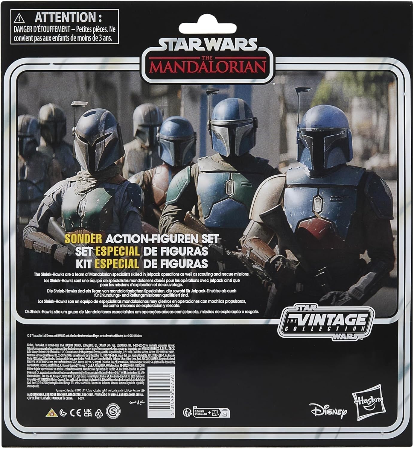 Star Wars Vintage Collection Mandalorian Shriek-Hawk, 4er-Pack Mandalorian, Maßstab 9,5 cm, Actionfiguren Naty Shop