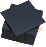 - Tex Touch Papierservietten - Schwarz - Fsc®-zertifizierte Servietten - Recycelbar und biologisch abbaubar - Set mit 40 großen schwarzen Servietten 38 x 38 cm
