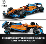 Lego Technic Mclaren Formel-1-Rennwagen – F1-Modell für Erwachsene mit V6-Motor und Lenkung – Geschenk für Motorsportfans und Sammler – 42141 Bausätze Besuchen Sie den LEGO-Store