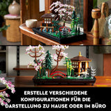 Lego Icons Garden Of Silence – Zen-Botanischer Garten-Set für Erwachsene mit Lotusblumen – Anpassbare, japanisch inspirierte Schreibtischdekoration – Geschenk für Damen und Herren 10315 Bausets Besuchen Sie den LEGO-Store
