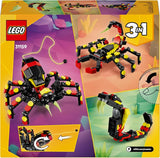 LEGO Creator 3In1 Wilde Tiere: Überraschungsspinne – Spielzeug zum Umbauen in eine Skorpion- oder Schlangenfigur – Bauset mit 3 Modellen – Geschenk für Jungen und Mädchen ab 7 Jahren 31159 Bausets Besuchen Sie den LEGO-Store