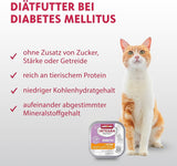 animonda INTEGRA PROTECT Diabetes mit Geflügel (16 x 100 g), Nassfutter für diabetische Katzen, Diätfutter für diabetische Katzen, Nassfutter ohne Zucker