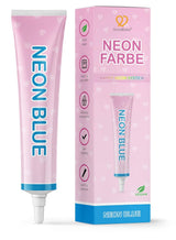 Goodbake Neonlebensmittelfarben 6 Farben Set – Intensive Lebensmittelfarbe – Lebensmittelfarbpaste – Zum Einfärben von Torten, Fondant, Buttercreme Uvm. – 100 % veganer Naty Shop Neon Blau