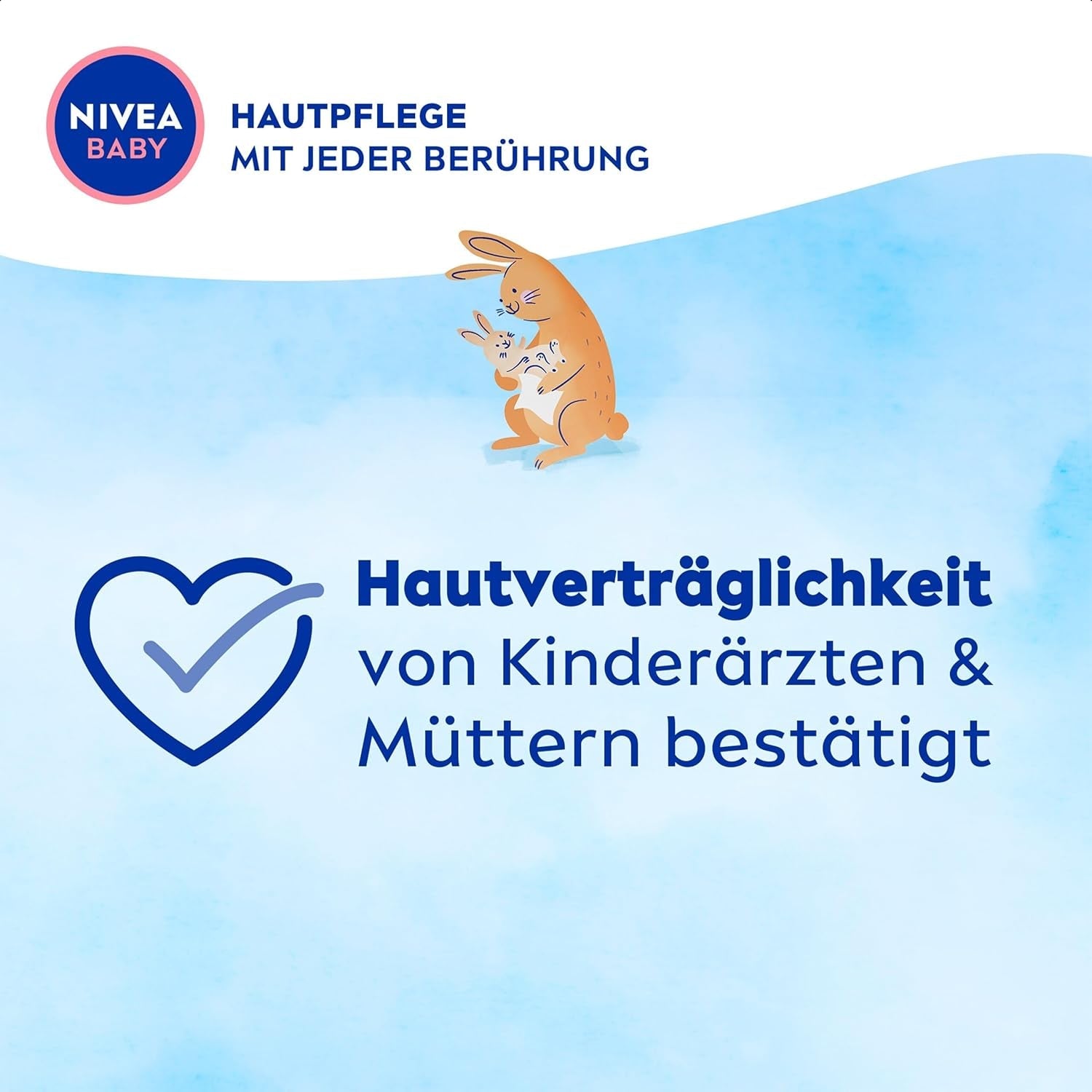 NIVEA BABY Soft & Cream Feuchttücher für Babys (4 x 57 Stück)