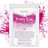 Pretty Pink Natürliche Lebensmittelfarbe Pulver Rosa (Roh Vegan) Pastel Rose Bis Intensiv Rosa-Rot - Essbare Farbe Für Lebensmittel Aus Früchte Und Gemüse - Natürliche Lebensmittelfarbe | Pureraw 5G Naty Shop 5 G (1Er Pack) Pink