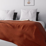 Soleil D'Ocre, Adele, Tagesdecke, Sofaüberwurf, Baumwolle, ziegelrot, 220 x 240 cm Betten und Decken Besuchen Sie den Soleil d'ocre-Store