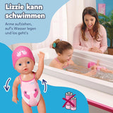 BABY Born My First Swimmer Girl – 30 cm große Puppe – Badepuppe mit Drehmechanismus, wasserdicht – funktioniert ohne Batterien – geeignet für Kinder ab 1 Jahr