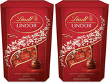 Lindt-Schokolade | Milchschokoladentüte LINDOR | 500g | 38 Milchschokoladenkugeln mit zartschmelzender Füllung | Schokoladengeschenk