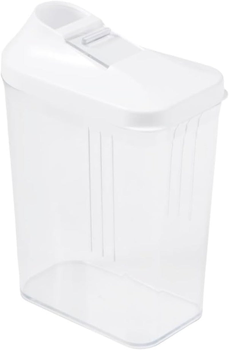 keeeper Ausgießbox für Trockenvorräte, stufenlos verstellbarer Dosierdeckel, Kunststoff, 500 ml, 8 x 4,5 x 15 cm, Paola, weiß Frischhaltedosen Naty Shop