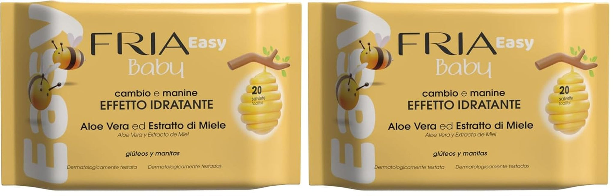 Einfache Baby-Feuchttücher mit Aloe Vera und Honigextrakt-Hautfeuchtigkeitscreme, dermatologisch getestet, Packung mit 330 Tüchern