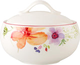 Villeroy & Boch - Mariefleur Zuckerdose, verschiedene Farben, spülmaschinenfest, mikrowellengeeignet, Zuckerdose mit Deckel, Zuckerdose, Aufbewahrung, Kaffeezubehör, Blumengeschirr, Premium-Porzellan