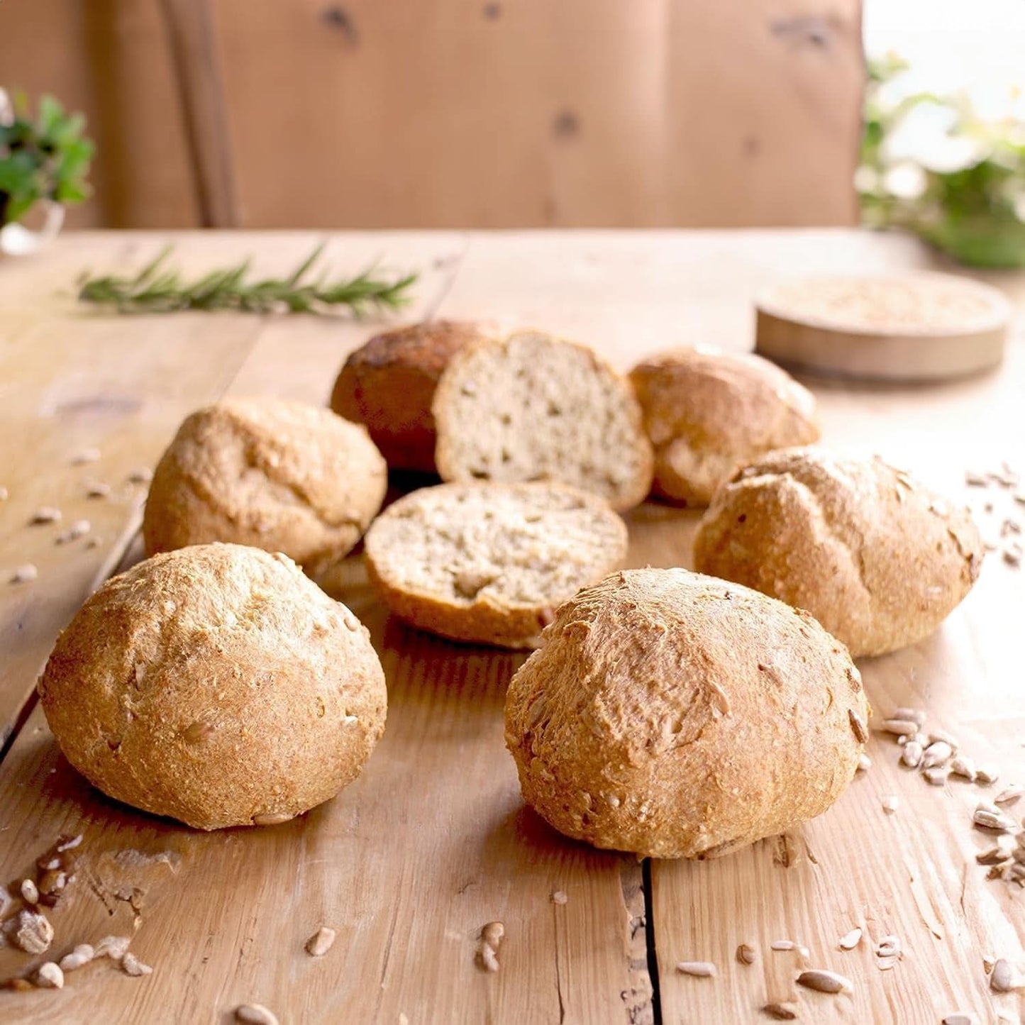 LOWER CARB BROT BLEND, Keto, vegane und glutenfreie Proteinbrotalternative ohne Soja und Getreide Naty Shop Kitchen