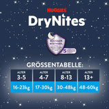 HUGGIES Drynites Nachtwindeln, für Jungen 4-7 Jahre (17-30 kg), 30 Stück Naty Shop