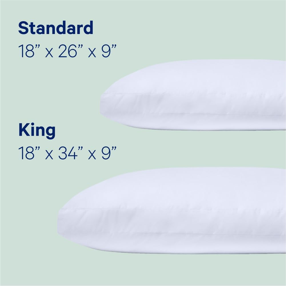 Casper Sleep Original Schlafkissen, King Size, weiß Naty Shop Standardkissen