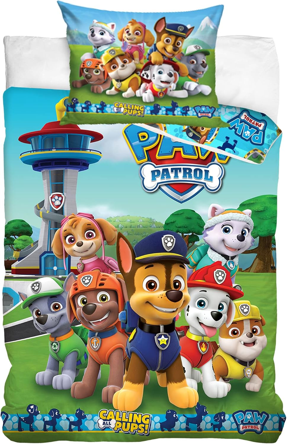 Bettbezug Bettbezug 100X135 40X60 Baumwolle · Kompatibel Mit Paw Patrol Baby Kinderbettwäsche Für Mädchen Und Jungen · 2 Teilig · 1 Kissenbezug 40X60 + 1 Bettbezug 100X135 Cm Naty Shop Default Title