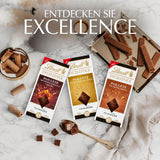 Lindt EXCELLENCE Teigstücke mit Pailletten und Karamell – Feine dunkle Schokolade mit intensivem Kakaogeschmack