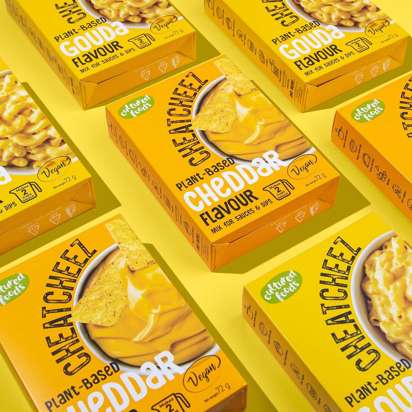 Cultured Foods CHEATCHEEZ Vegane Gouda-Sauce – laktose- und glutenfrei