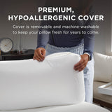 TEMPUR-PEDIC Symphony-Kissen aus Memory-Schaum, luxuriös, weich, Standard, weiß Standardkissen Naty Shop