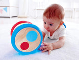 Hape Babytrommel | Rollendes Musikspielzeug für die Kleinen zum Erlernen von Rhythmen und verschiedenen Klängen, batteriebetrieben, ab 6 Monaten Babyspielzeug Naty Shop