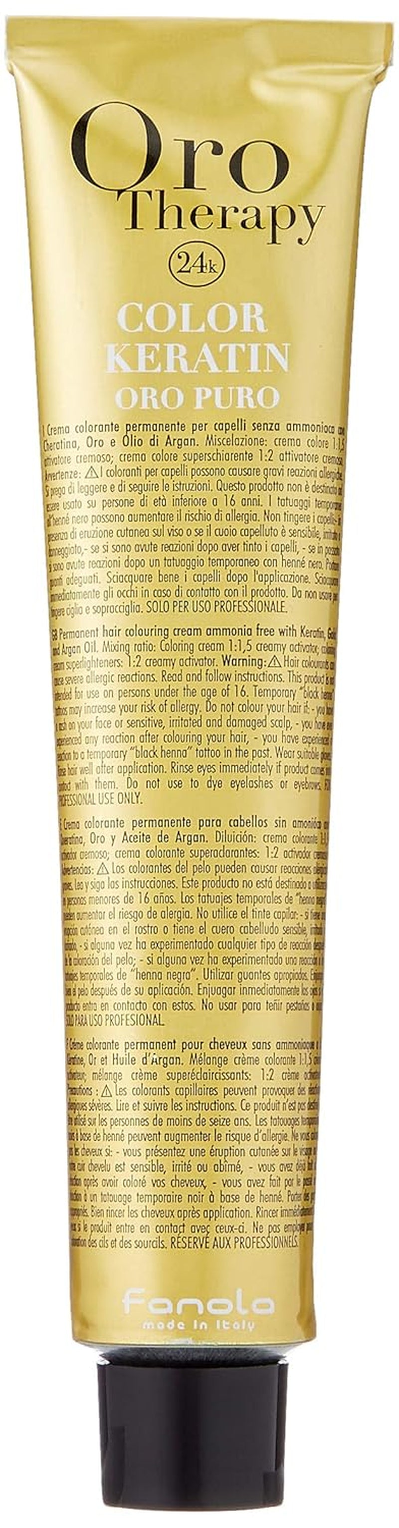 Fanola Oro Therapy Color Keratin 5.0 100 ml Haarfärbemittel Naty Shop