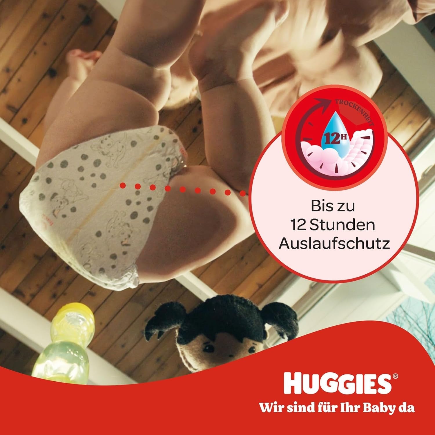 Huggies Little Movers Disney-Hosen, Größe 5, 104 Stück (2x52), Monatsbox
