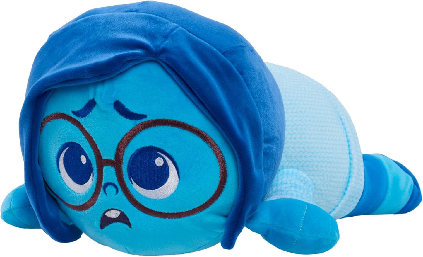 Spielen Sie einfach Disney und Pixar Inside Out 2 Minifiguren, Sammelfiguren, 2,5 cm bis 6,4 cm hoch, Spielzeug für Kinder ab 3 Jahren, Actionfiguren, Naty Shop Sadness, gewichteter Plüsch