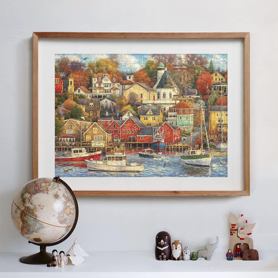 Clementoni – 31685 Collection Puzzle – Good Times Harbor – Puzzle 1500 Teile ab 14 Jahren, Erwachsenenpuzzle mit versteckten Objekten, Geschicklichkeitsspiel für die ganze Familie, mittelgroß Puzzle Naty Shop