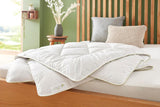 Badenia Trendline Eco Steppdecke Camel Lightweight 155 x 220 cm, weiß, Öko-Tex zertifiziert, hergestellt nach dem deutschen Qualitätsstandard Steppdecken und Bettdecken Naty Shop 135 x 200 Monosteppdecke für alle Jahreszeiten