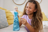 Elsa Mattel Disney Frozen Doll, Frozen Doll, kämmbares blondes Haar, positionierbar, abnehmbare Schuhe, Disney-Geschenke, Spielzeug ab 3 Jahren, HLW47