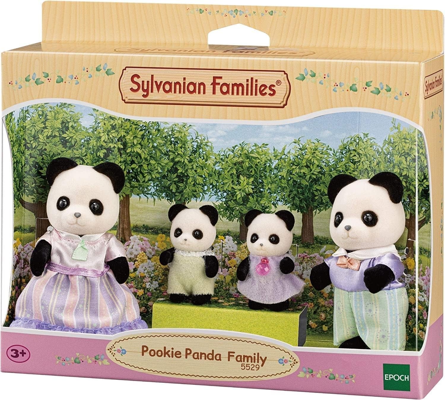 Sylvanian Families L5529 Panda-Familie – Puppenhausfiguren