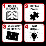 Die Drei ??? Kinder – Krimi-Puzzle – Achtung, Seeungeheuer von KOSMOS 680664, 150 Teile, leuchtet im Dunkeln, Lesen, Rätsel, Rätsel lösen, Detektivrätsel für Kinder ab 7 Jahren. Puzzle Naty Shop