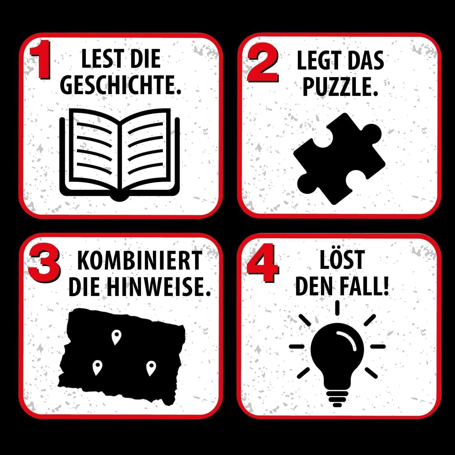 Die Drei ??? Kinder – Krimi-Puzzle – Achtung, Seeungeheuer von KOSMOS 680664, 150 Teile, leuchtet im Dunkeln, Lesen, Rätsel, Rätsel lösen, Detektivrätsel für Kinder ab 7 Jahren. Puzzle Naty Shop