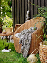 Bloomingville Tagesdecke, schwarz, Baumwolle, 160 cm Bloomingville Betten und Decken