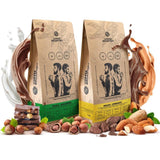 Satz Kaffeebohnen 2x1kg 2000g | Brasilien Mogiana | Brasilien Cerrado | Brasilien | Spezialkaffee | Frisch frittiert