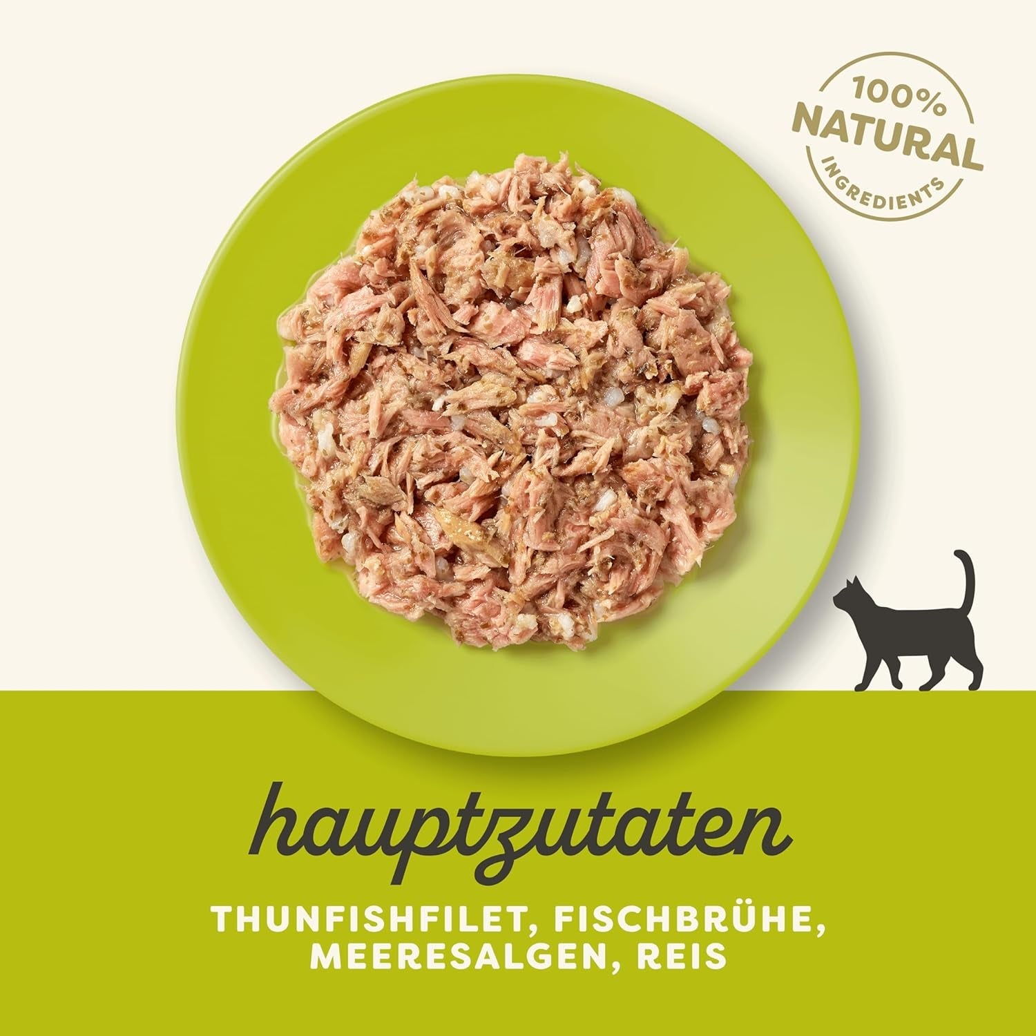 Applaws 100 % natürliches Premium-Nassfutter für Katzen, Thunfischfilet mit Algen in Brühe – Packung mit 24 x 156 g Dosen