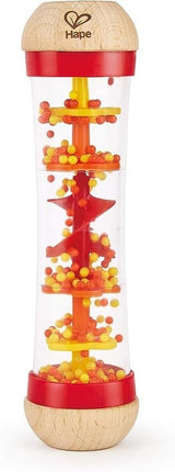 Hape Regenmacher | Mini-Musikspielzeug mit Holzglocken, blau Baby Toys Naty Shop Rot