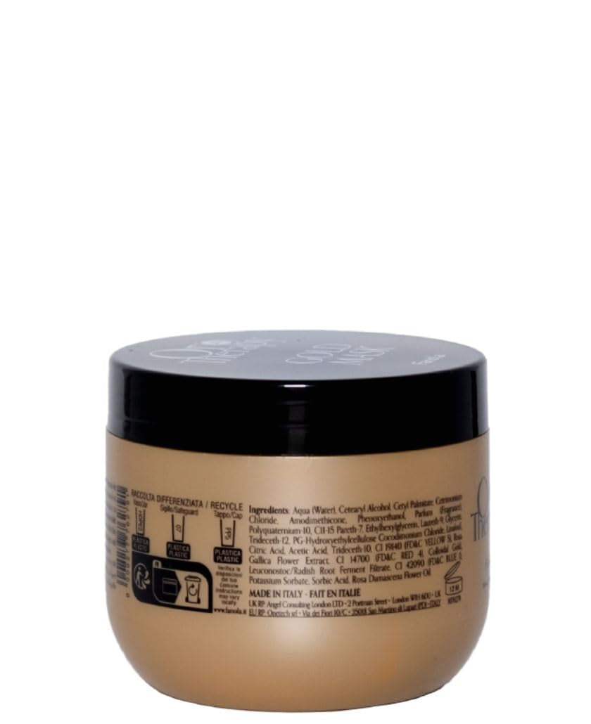 Fanola Orotherapy Gold Mask für alle Haartypen, 300 ml Naty Shop Haarmaske