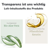 Lavera Pflege Basis Sensitiv 2 in 1, Shampoo und Duschgel mit Bio-Aloe Vera und pflanzlichem Keratin, 250 ml Dusche und Bad Naty Shop