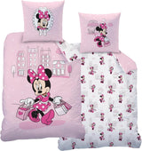 Kinderbettwäsche, verschiedene Comicfiguren, 100 % Baumwolle. Bettwäsche – Kinder Naty Shop Minnie Mouse