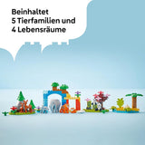 LEGO DUPLO Town Wild Animal Families 3-in-1-Set, Lernspielzeug für Kleinkinder mit Schildkröten, Tigern, Elefanten, Hirschen, Pandas, Set für Vorschulkinder ab 2 Jahren, Bauspielzeug mit Tierfiguren 10446 Bausets Beuche den LEGO-Store
