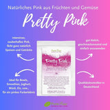Pretty Pink Natürliche Lebensmittelfarbe Pulver Rosa (Roh Vegan) Pastel Rose Bis Intensiv Rosa-Rot - Essbare Farbe Für Lebensmittel Aus Früchte Und Gemüse - Natürliche Lebensmittelfarbe | Pureraw 5G Naty Shop