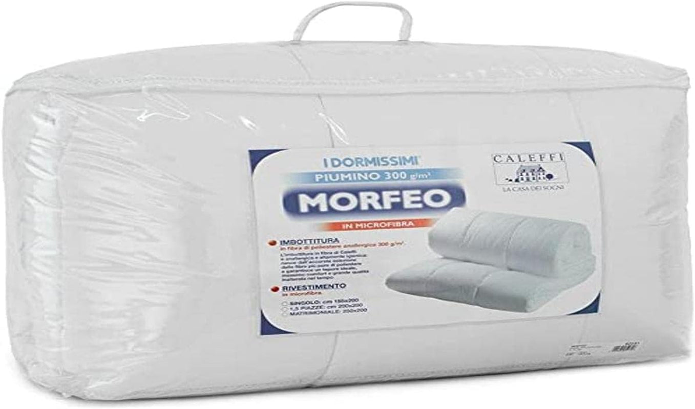 Caleffi Morfeo Polyester-Daunenjacke, Mikrofaser, Einheitsgröße, französische Bettdecken und Steppdecken, Naty Shop-Standardtitel