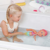 BABY Born Little Sister Mermaid 46 cm Wasserfeste Meerjungfrauenpuppe mit langen Haaren und beweglicher Glitzerflosse, inkl. Tiara und Kamm, 833681 Zapf Creation Dolls Naty Shop
