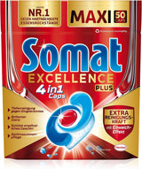 Somat Excellence plus 4In1 Caps (50 Caps), Naty Shop Spülmaschinentabs