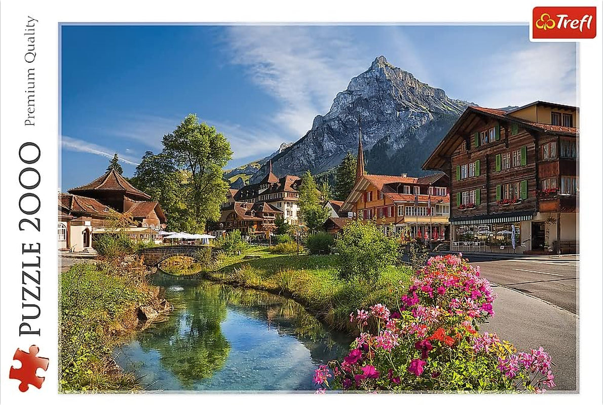 Trefl, Puzzle, Alpen im Sommer, 2000 Teile, Premium-Qualität, Für Kinder ab 12 Jahren Puzzle Naty Shop