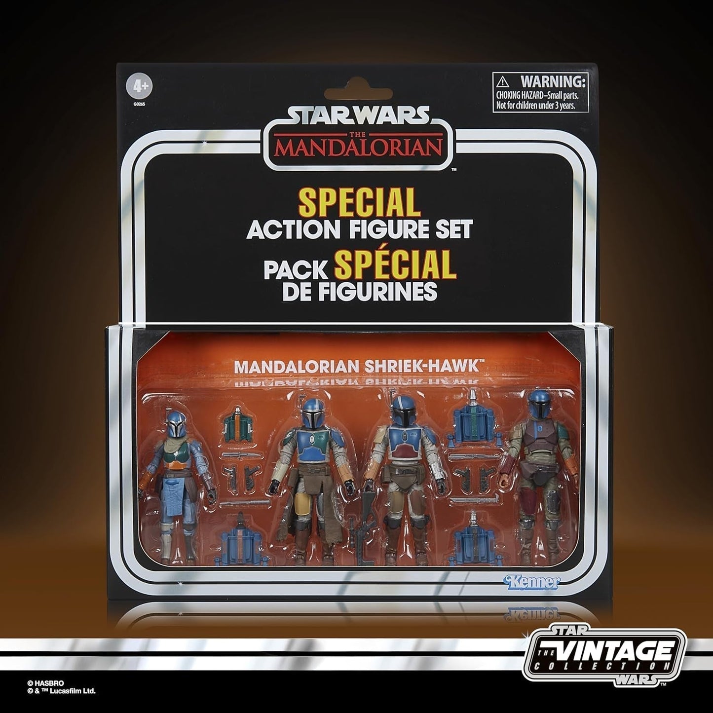 Star Wars Vintage Collection Mandalorian Shriek-Hawk, 4er-Pack Mandalorian, Maßstab 9,5 cm, Actionfiguren Naty Shop