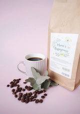 Mama's Coffee Pleasure®binky – Cremoso entkoffeinierte Espressobohnen – natürliche CO²-Entkoffeinierung – leicht trommelgeröstet in Italien – ideal während und nach der Schwangerschaft