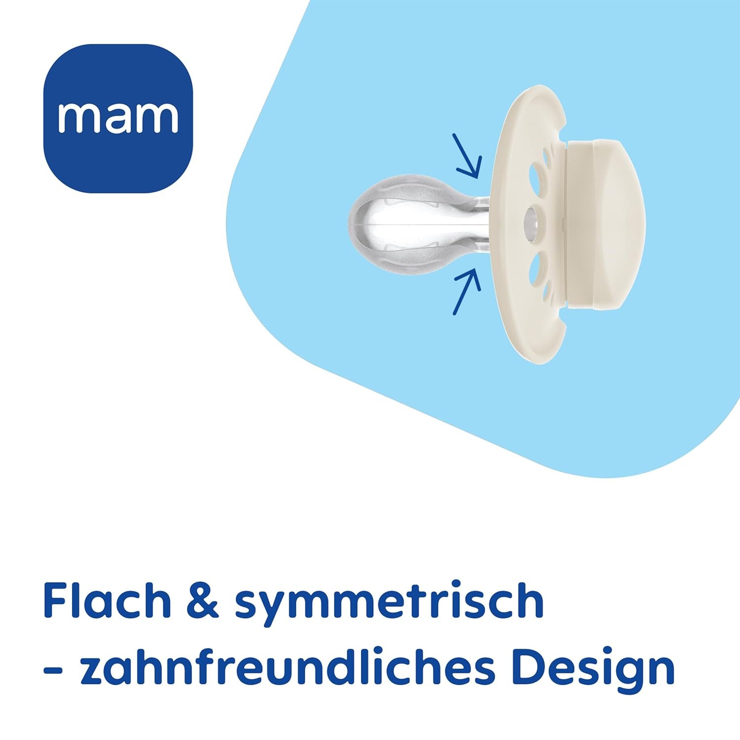 MAM Original Schnuller, 2er-Pack, zahnfreundliche Babyschnuller, aus nachhaltigen und bioregenerierbaren Materialien, MAM SkinSoft Silikonsauger, mit Schnullerbox, 6-16 Monate, Grün/Beige